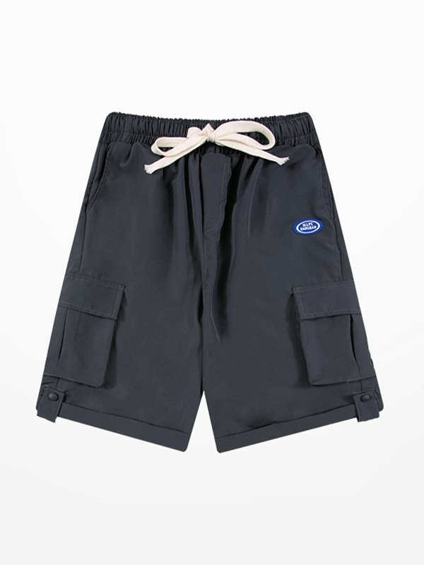 Men's Straight Leg Cargo Shorts-3